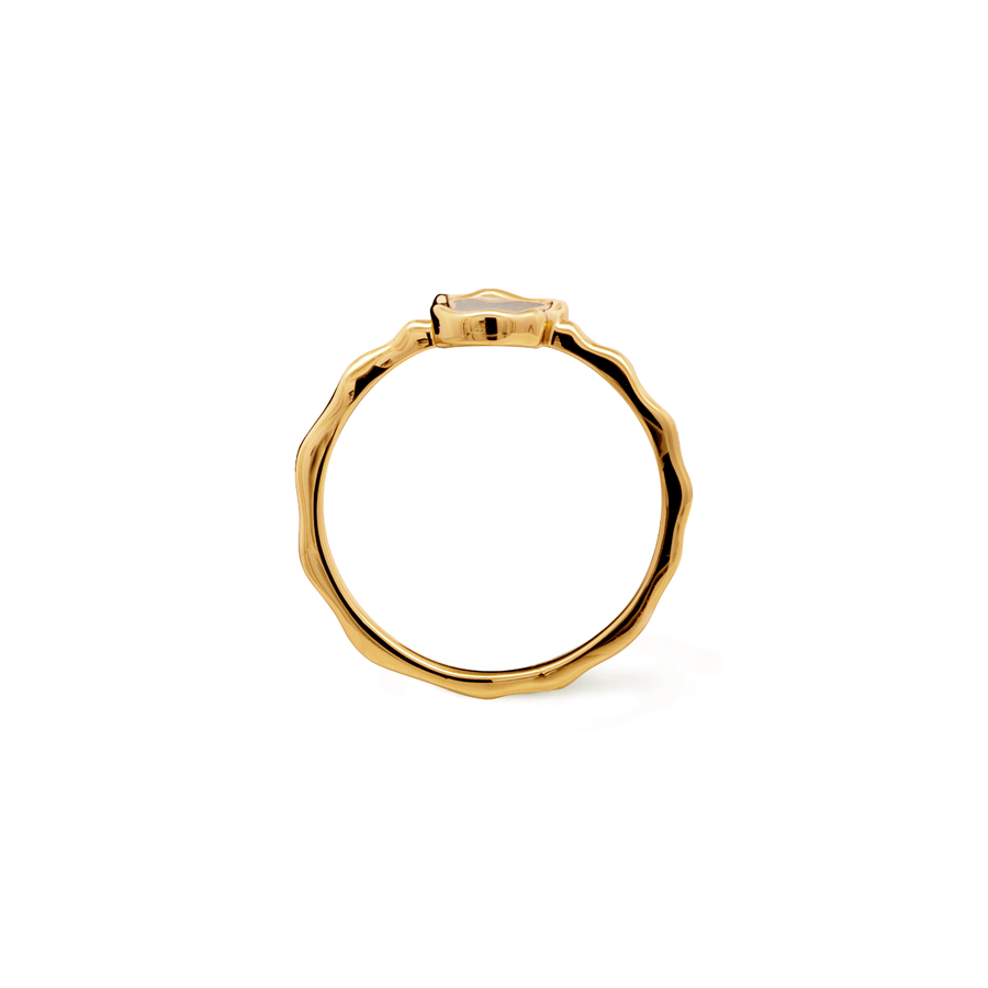 Gold Daria Mother of Pearl Ring