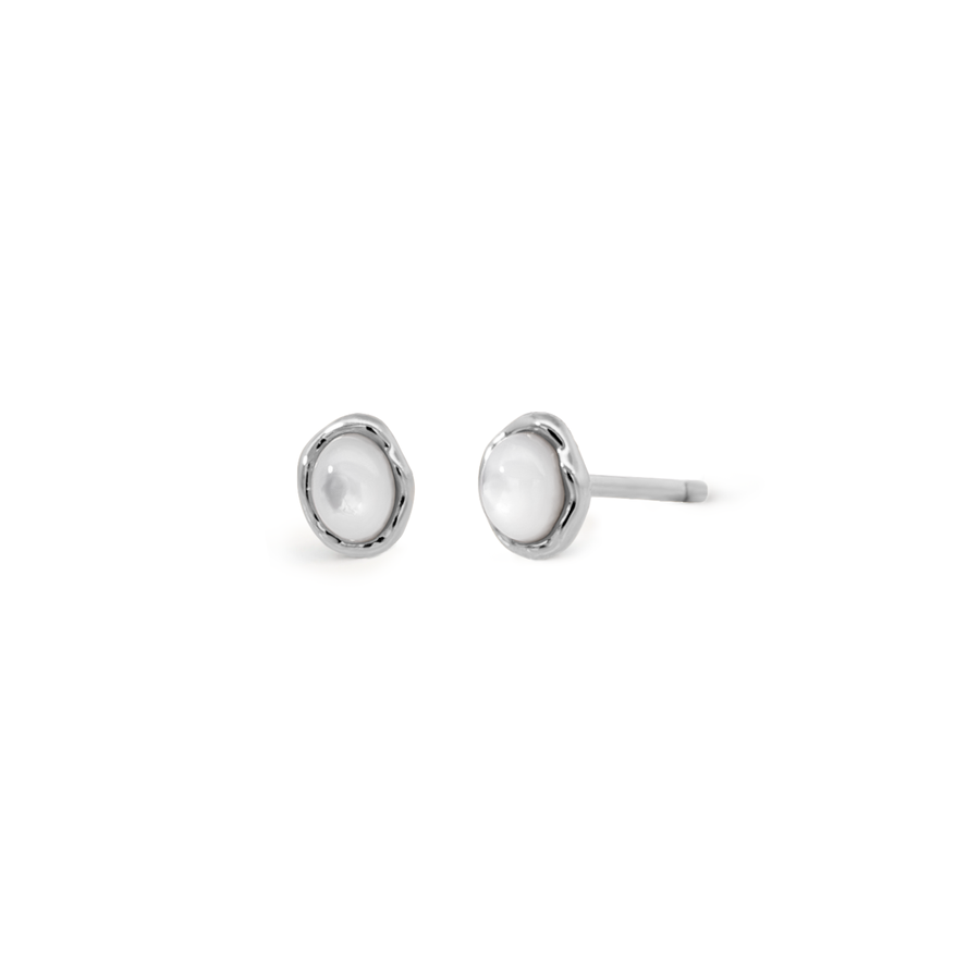 925 Silver Noemi Mother of Pearl Studs