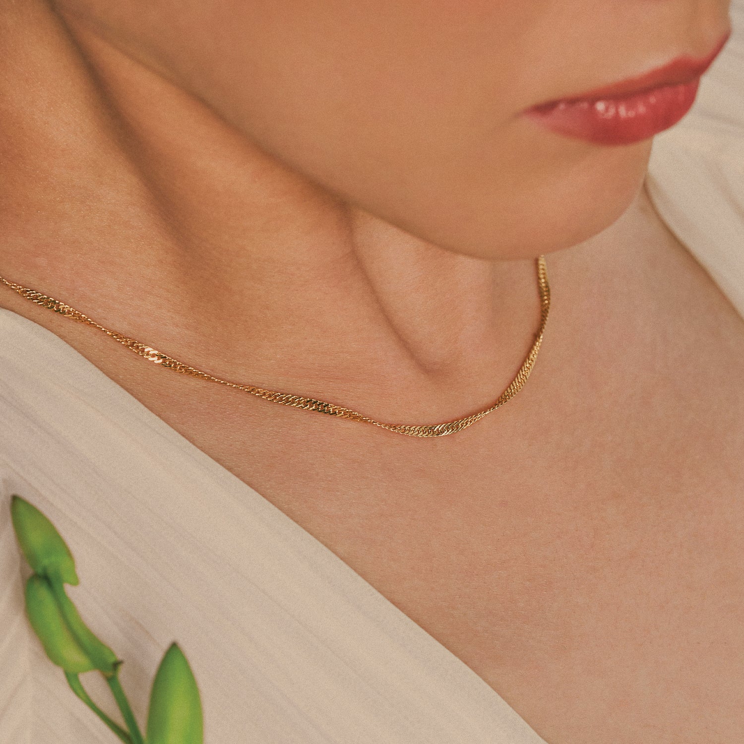 Gold Singapore Chain Necklace – By Invite Only