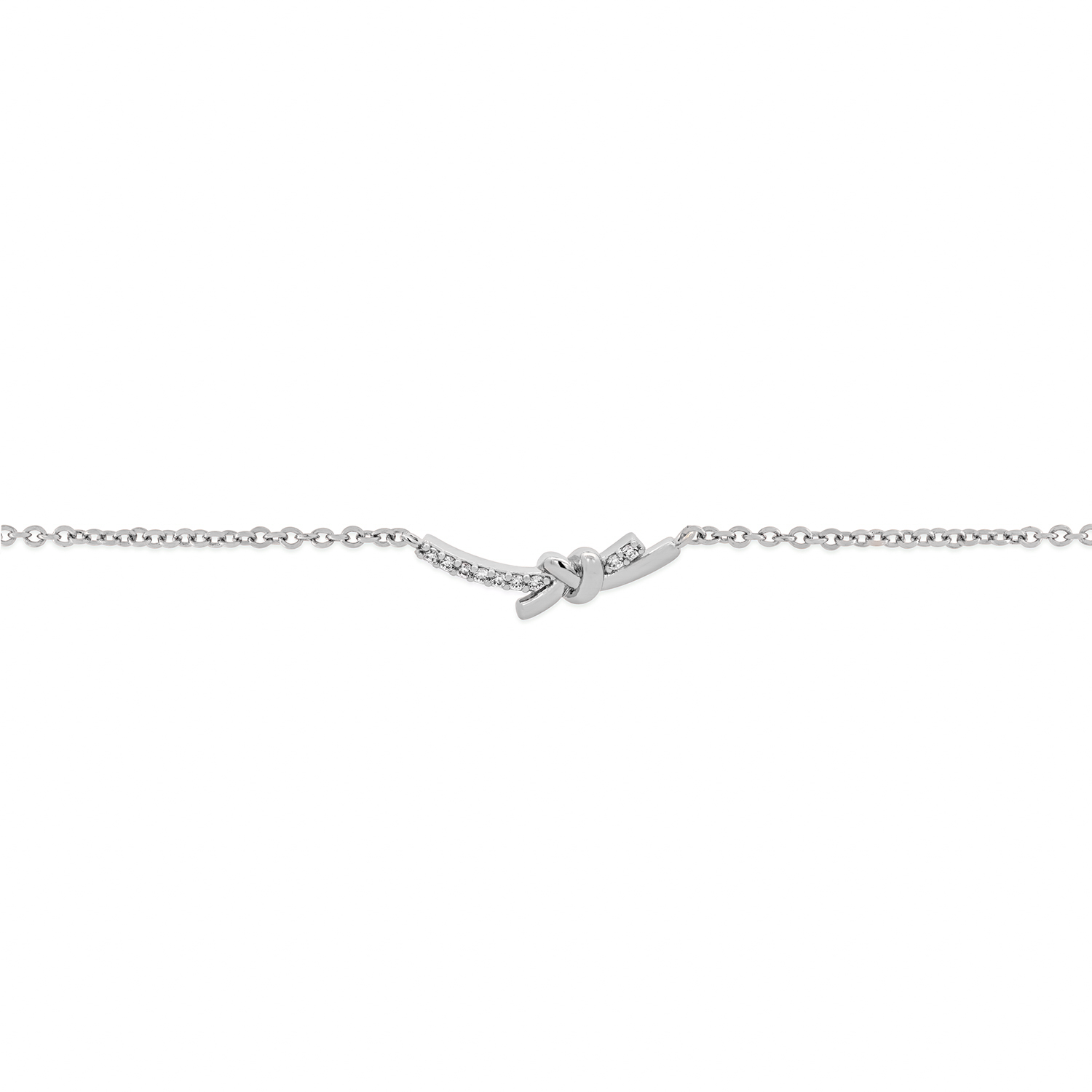 Silver Clove Knot Necklace By Invite Only