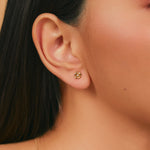 Gold Clover Studs