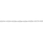 Silver Singapore Chain Necklace 2mm