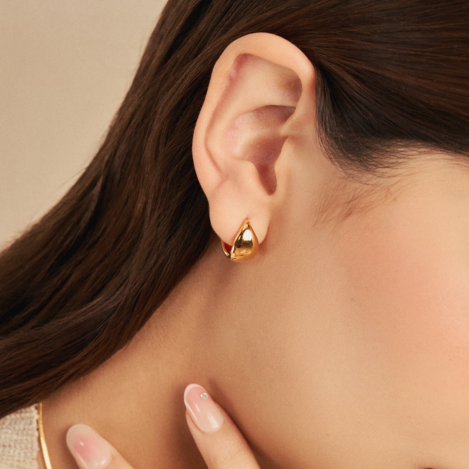[Golden dew]18K☆Mini-Dew 2 Earrings Gold Dewdrop Earrings – By Invite Only