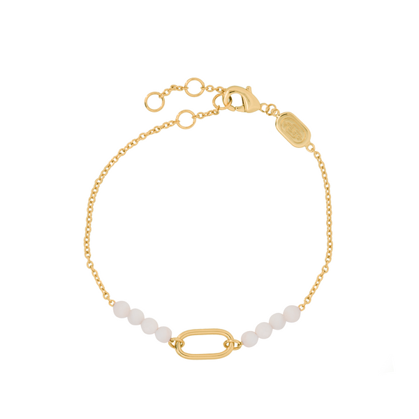 Gold Charm Capsule Bracelet
