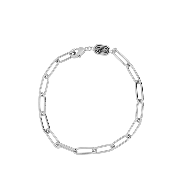 Silver Charm Link Bracelet