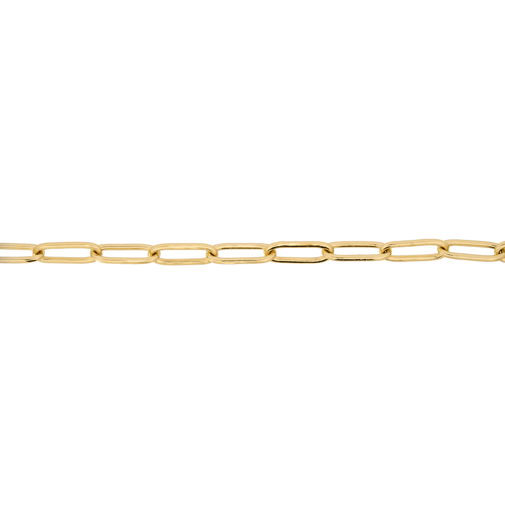 Gold Charm Link Bracelet