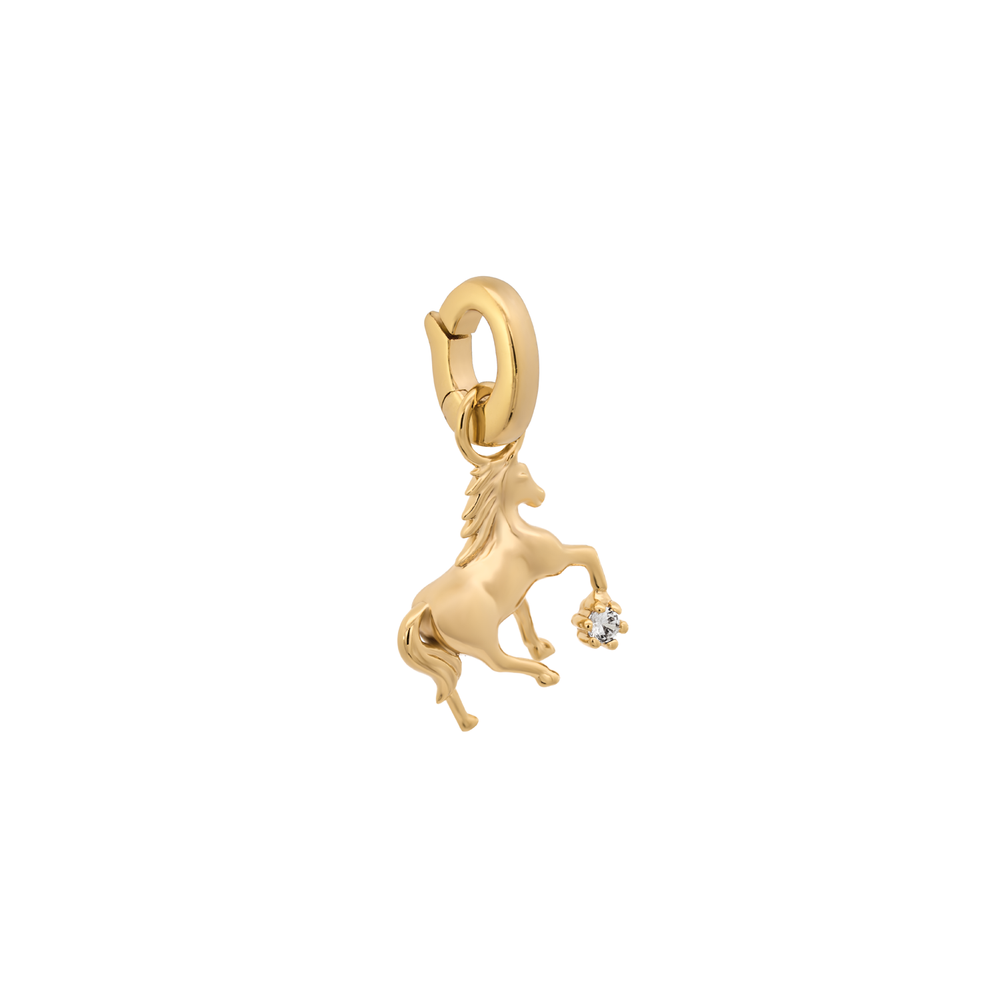 Gold Horse Charm