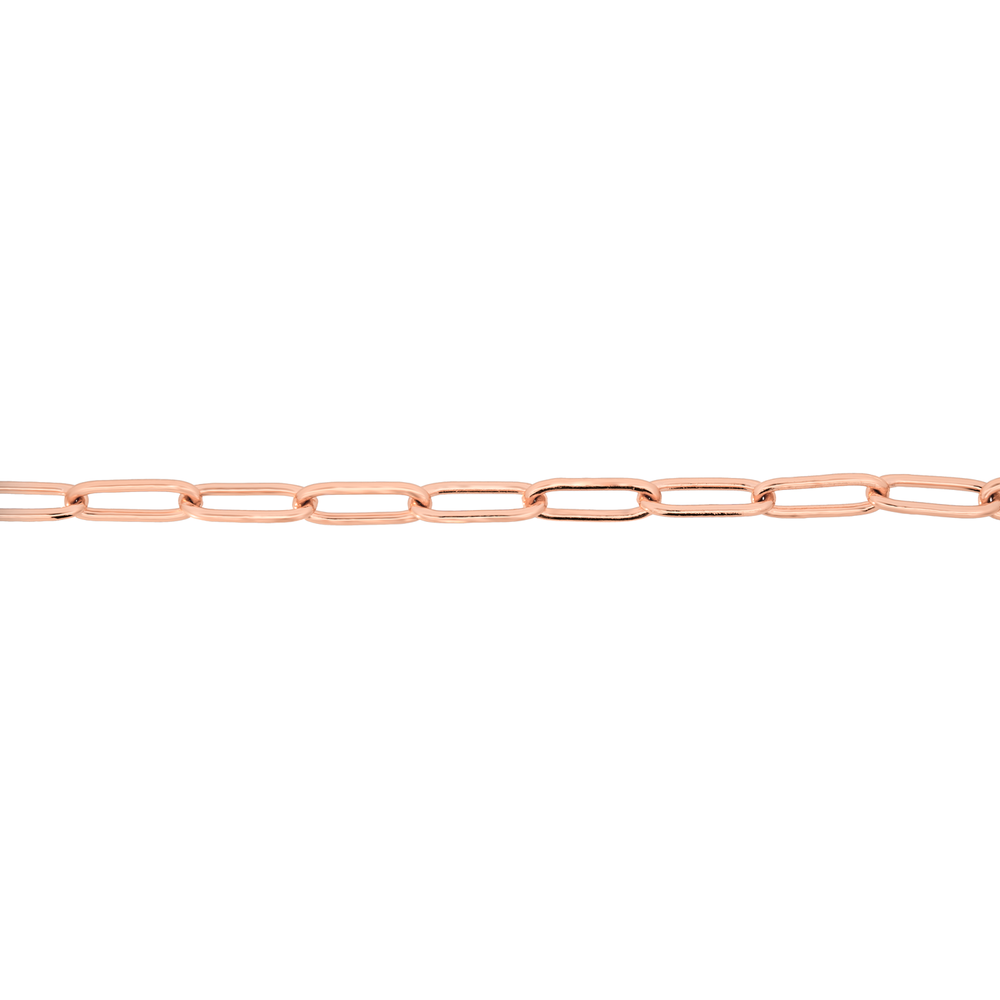 Rose Gold Charm Link Bracelet