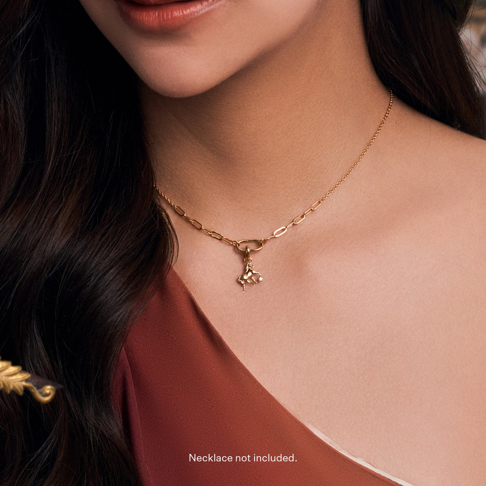 Gold Horse Charm