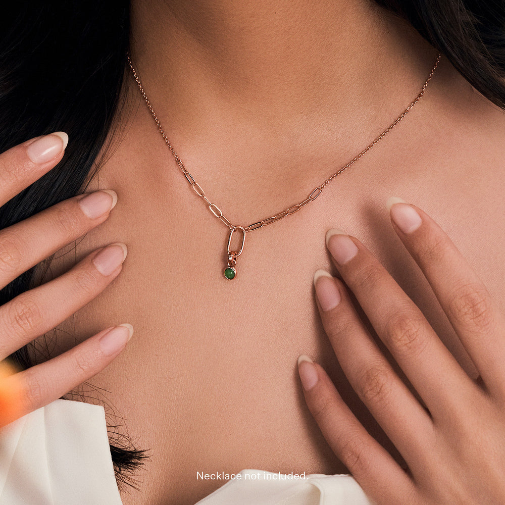 Rose Gold Yuan Charm