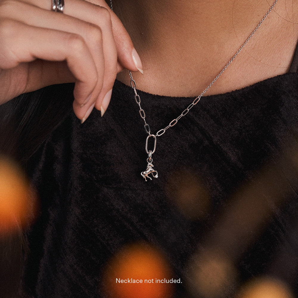 Silver Horse Charm