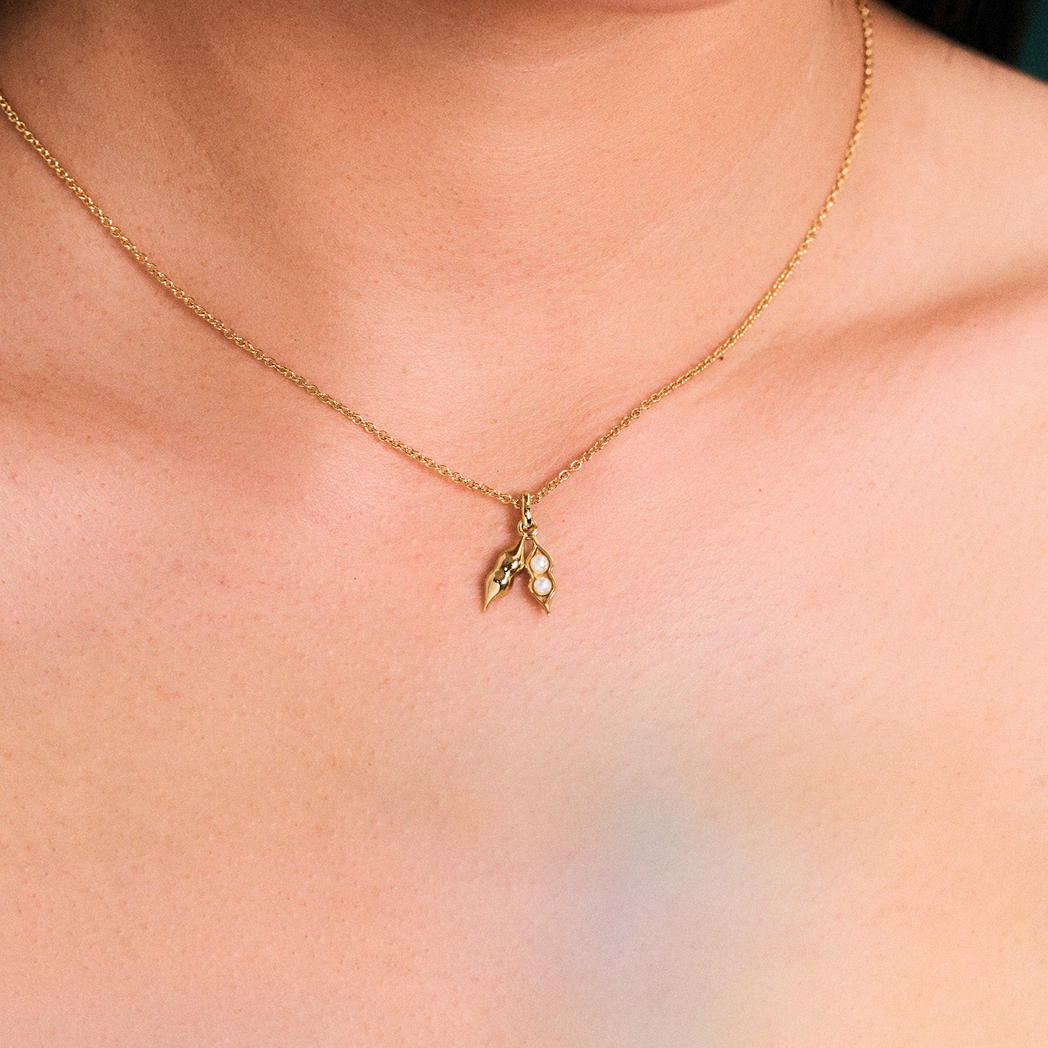Gold Sweet Pea Necklace – By Invite Only