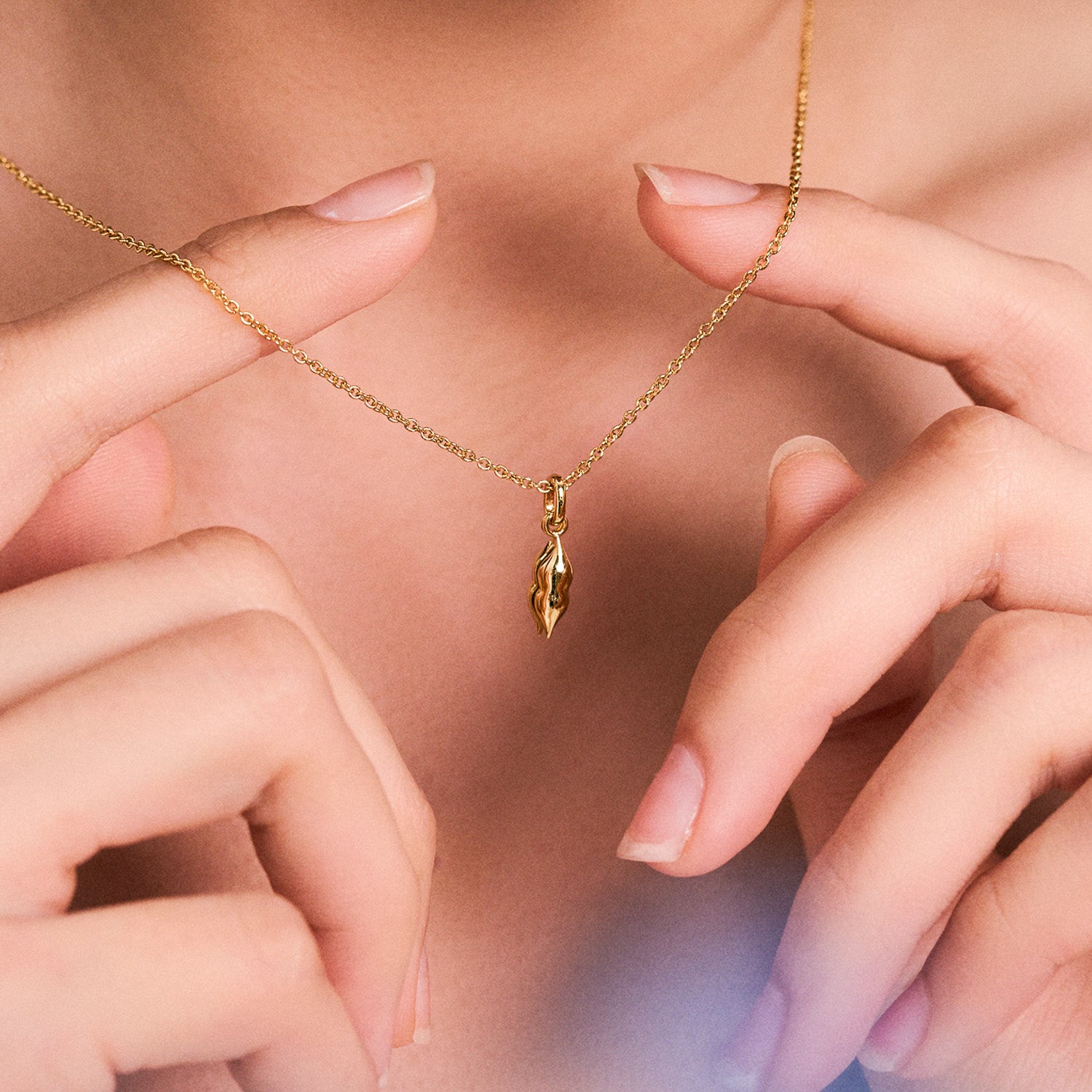 Gold Sweet Pea Necklace – By Invite Only