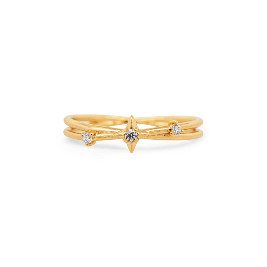Gold Everly Cubic Ring