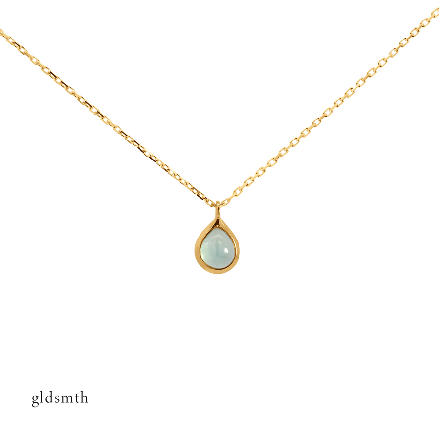 10k Gold Anette Chalcedony Necklace