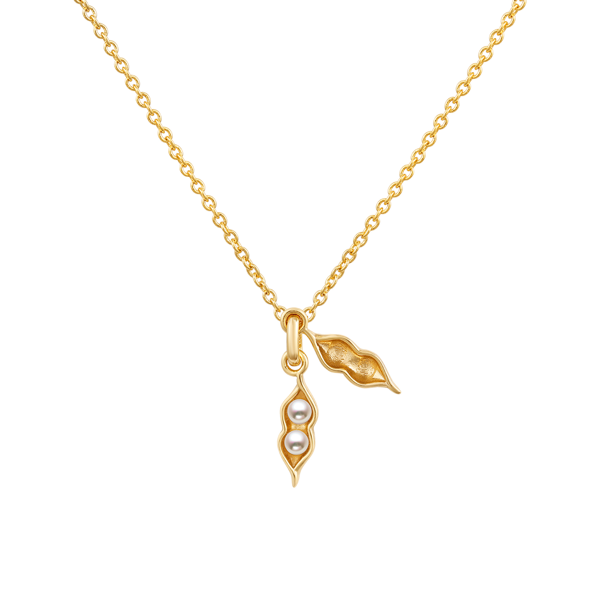 sweet pea ネックレス Gold Sweet Pea Necklace – By Invite Only