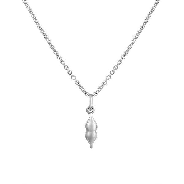 シルバースイートピーネックレス – By Invite Only