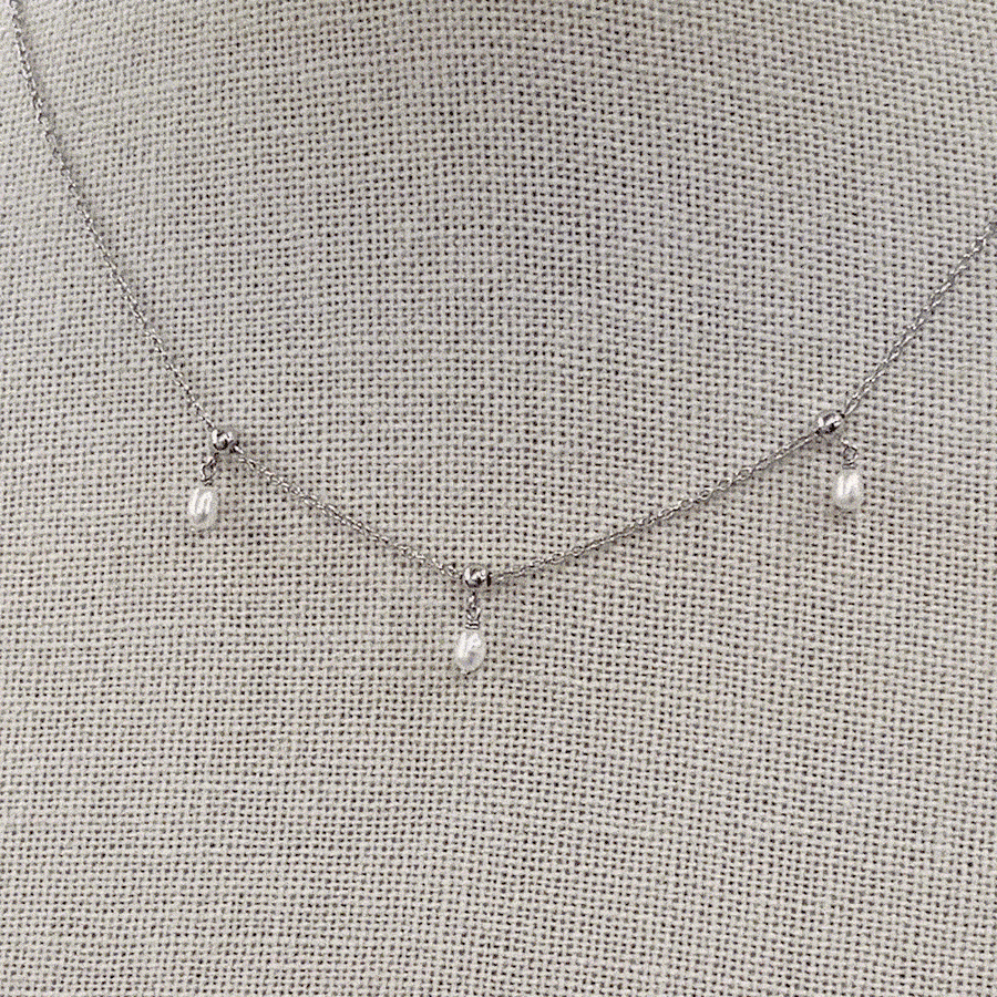 Gold Jolene Pearl Necklace