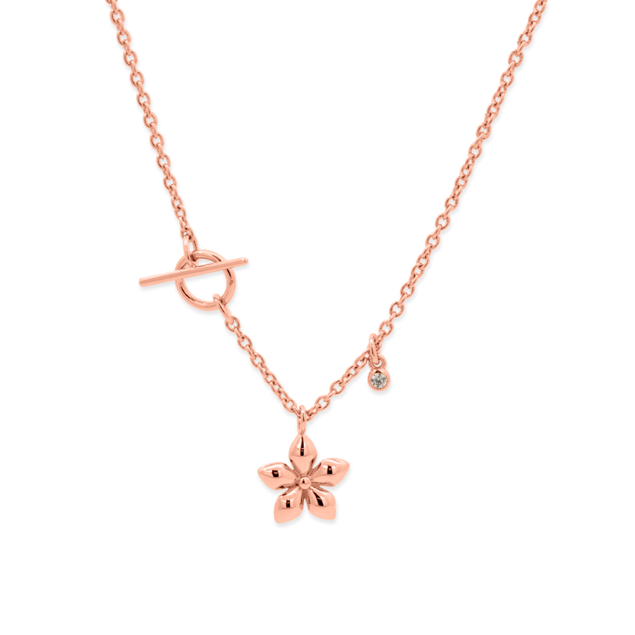 Rose Gold Harley Cubic Necklace