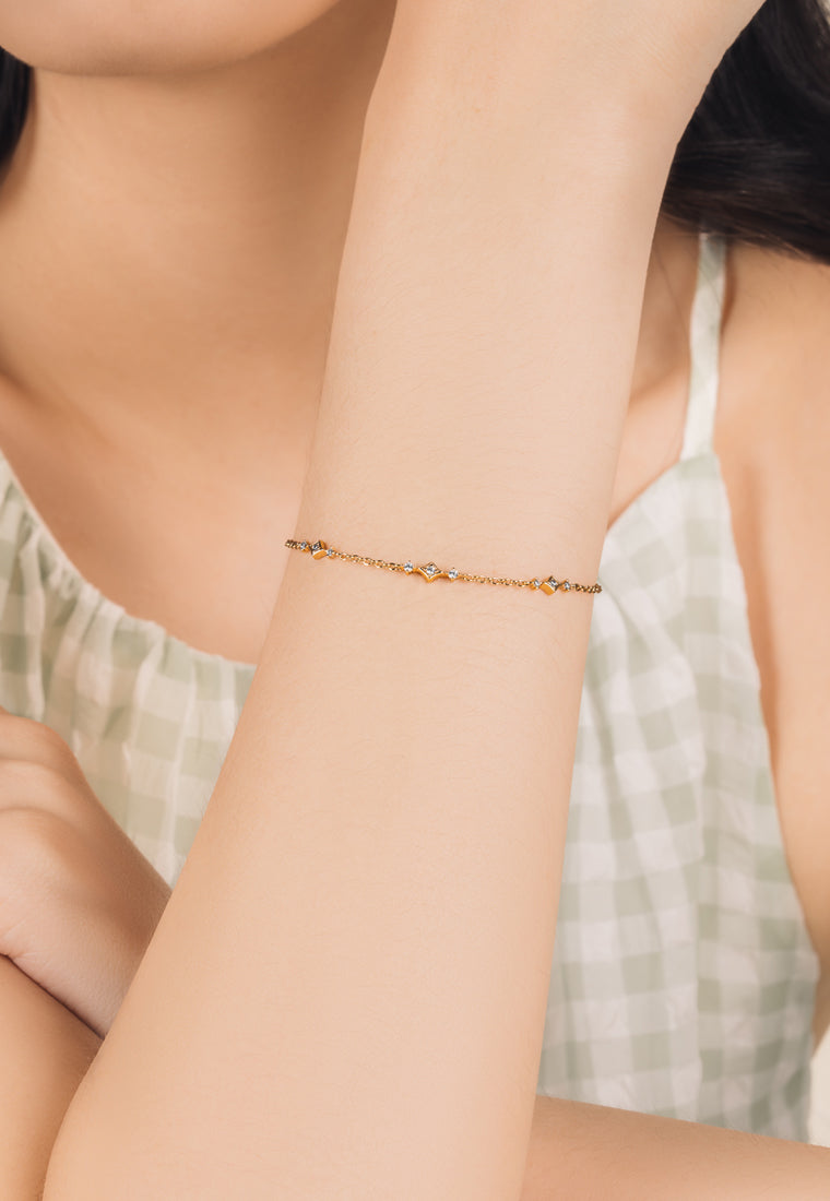 Gold Bracelets For Woman, Dainty Gold Bracelet, Chain Bracelet, Simple–  annikabella