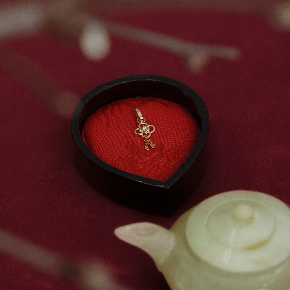 Gold Chinese Knot Charm