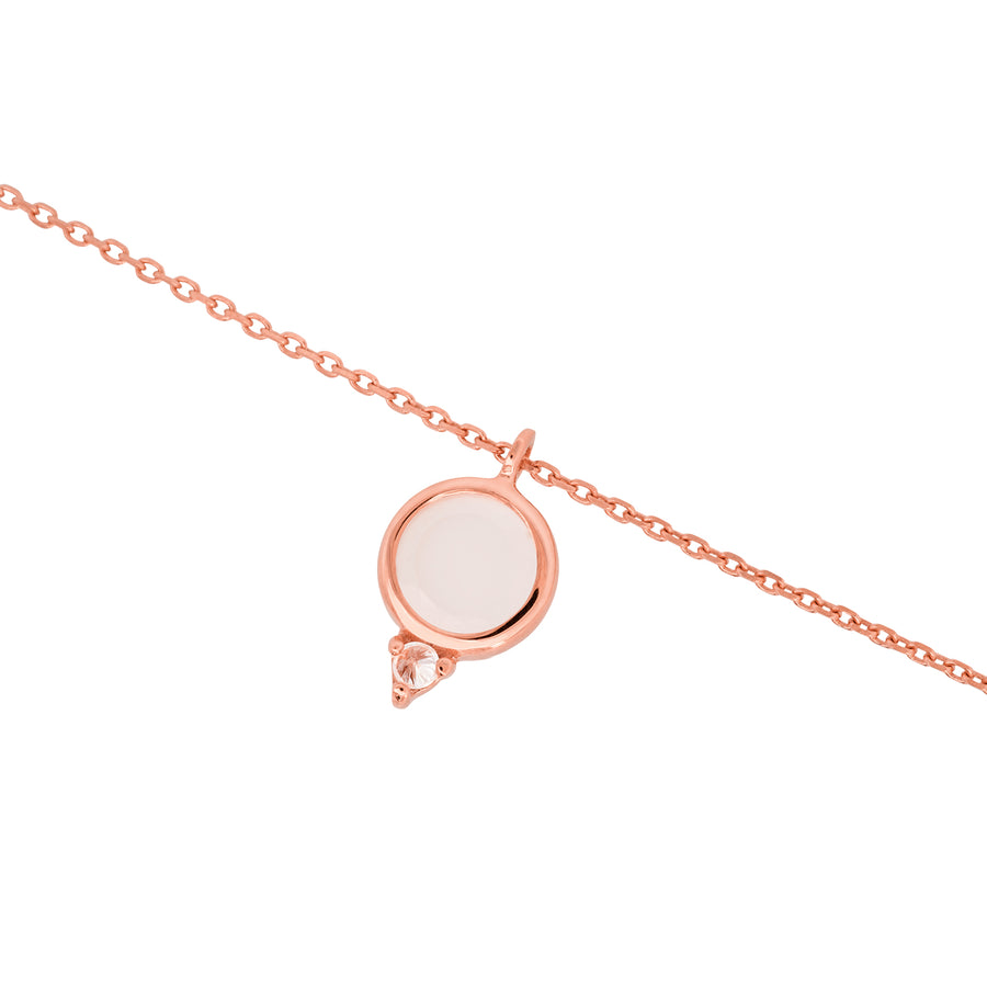 Rose Gold Danielle Moonstone Necklace