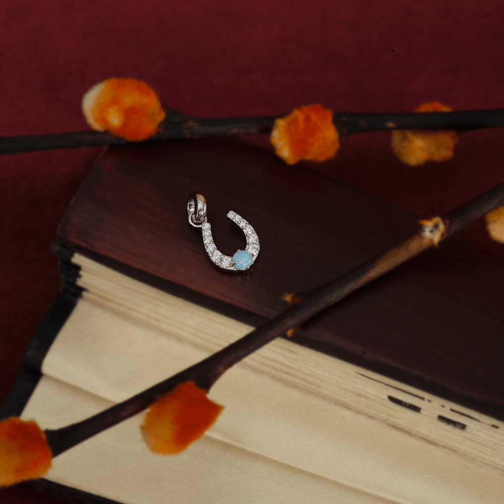 Silver Horseshoe Charm