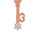 Rose Gold Numeric Key Pendant