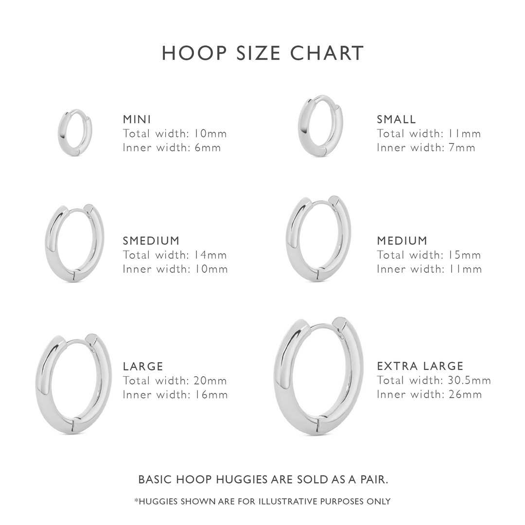 925 Silver Basic Hoop Huggies – By Invite Only