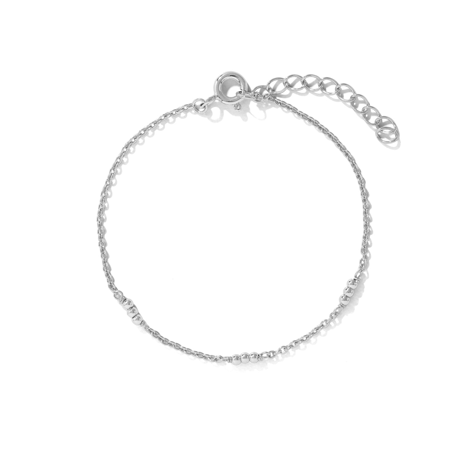 Minimalist and dainty chain bracelet. 925 silver chain bracelet.
