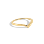 Elegant and classy double ring set in gold.