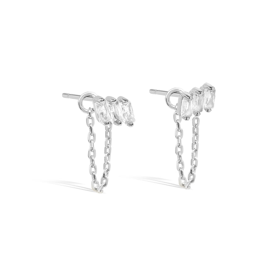 925 Silver Beatrice Cubic Studs