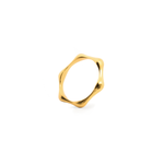 Minimalist and sleek ring in gold.