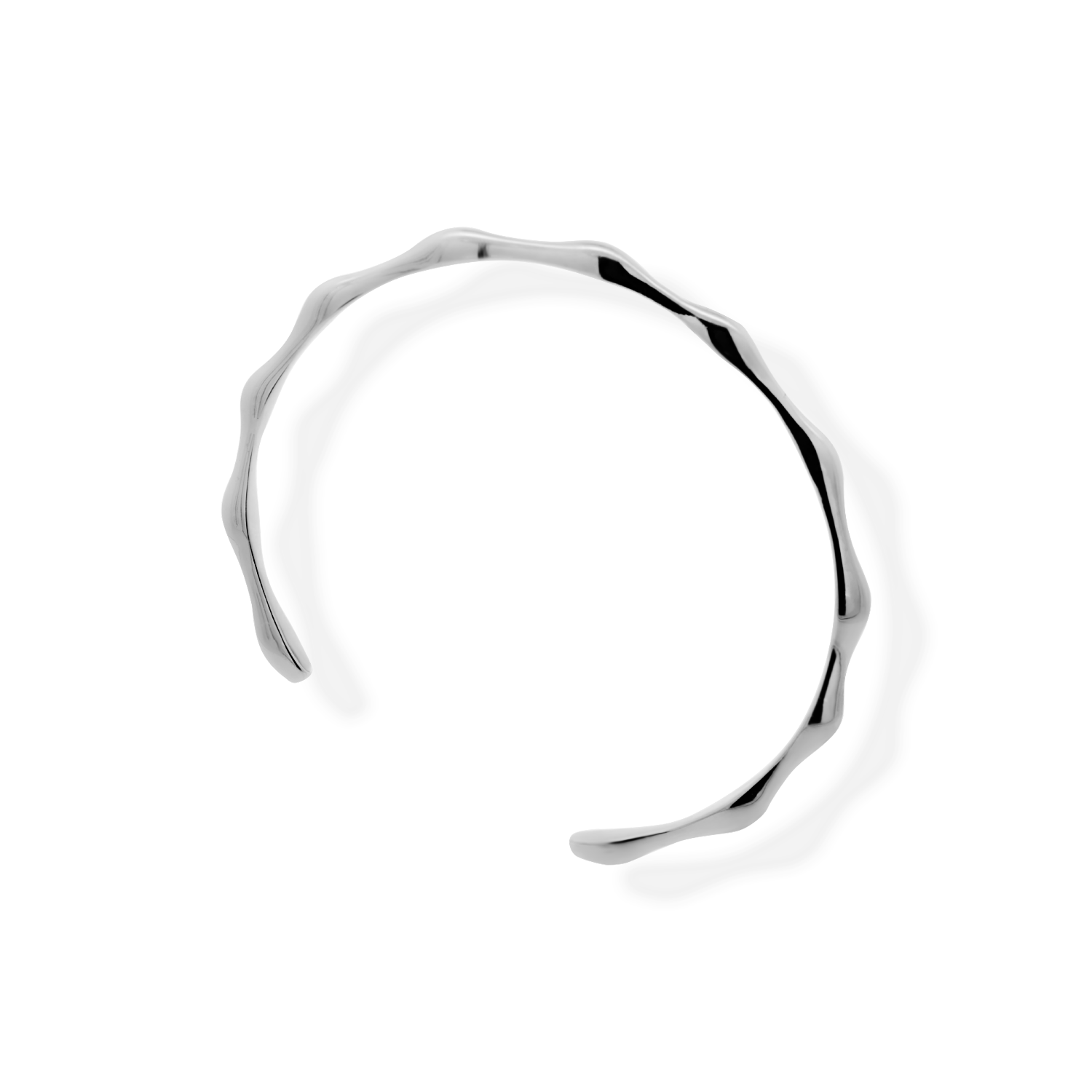Minimalist and chic bangle in 925 silver.