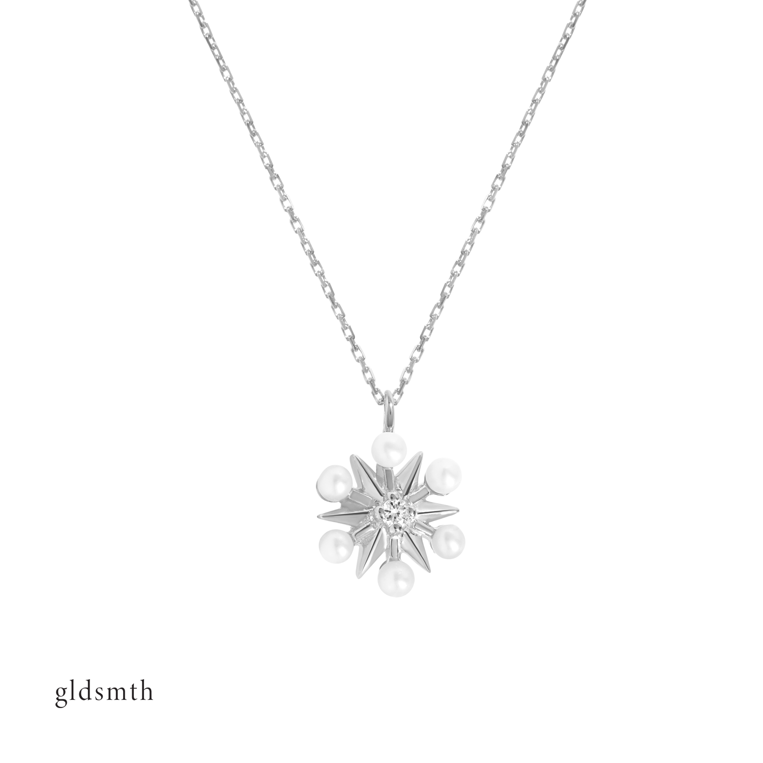 White gold necklace and sales bracelet set