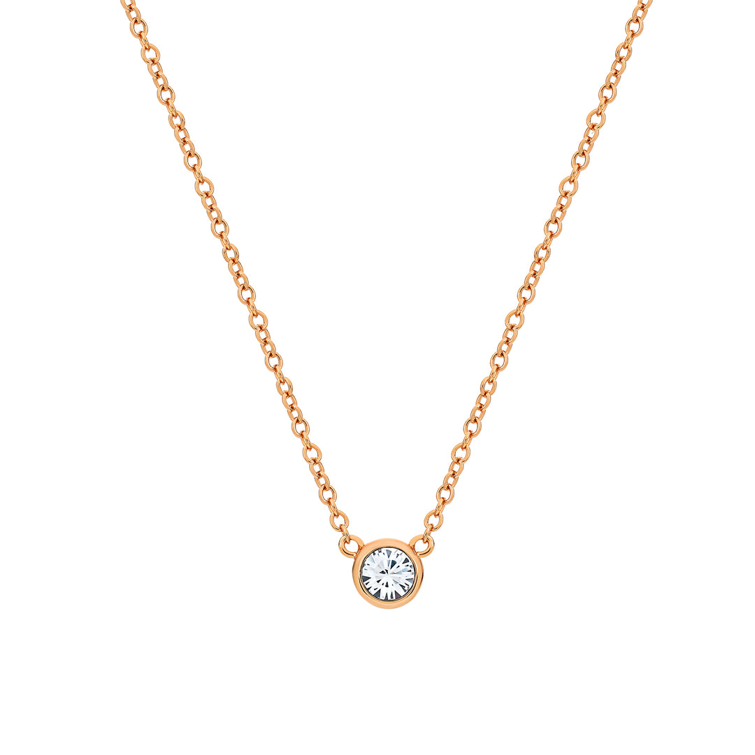 Rose Gold Basic Cubic Necklace – By Invite Only