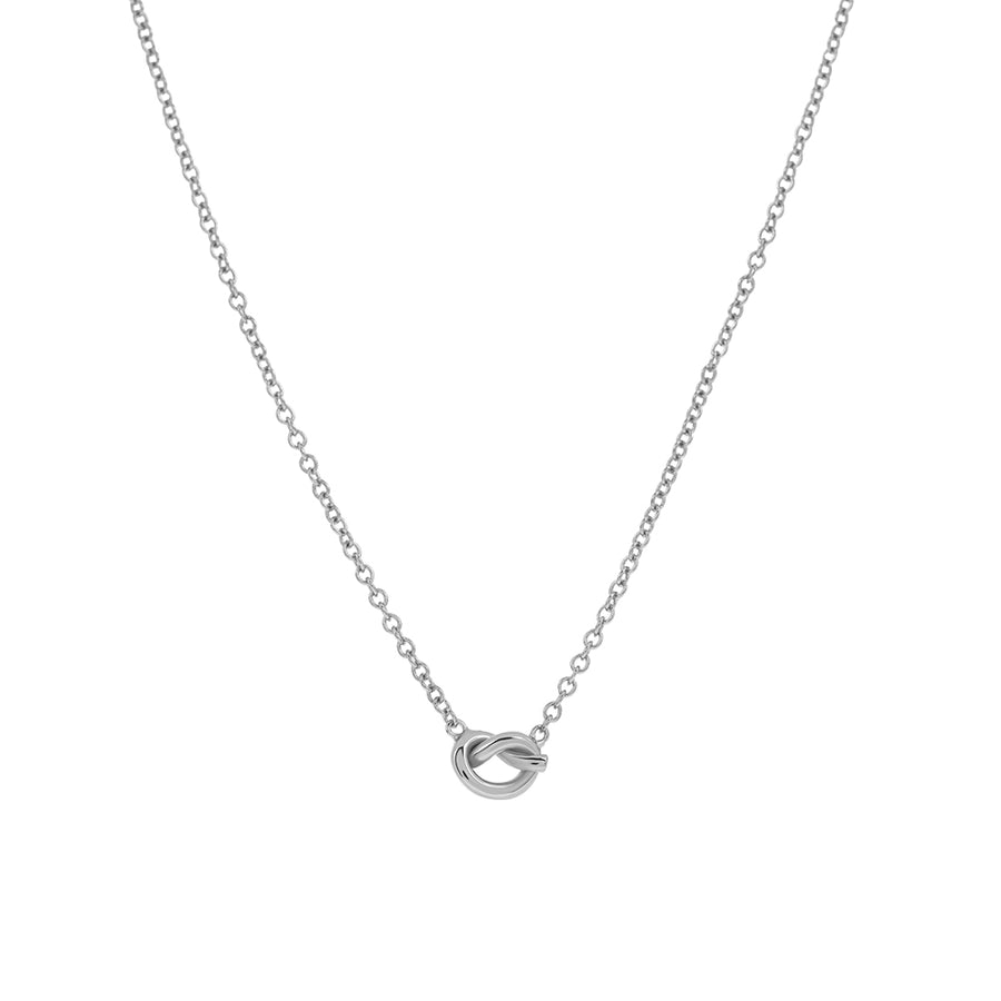 925 Silver Love Knot Necklace
